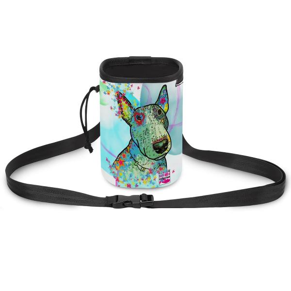 NomNom Bag Kalli - Leckerchenbeutel, Leckerli, Futterbeutel, bunt, Oxfordstoff, Mix, Mischling, SOKA, Listenhund, Bullterrier, Bulli